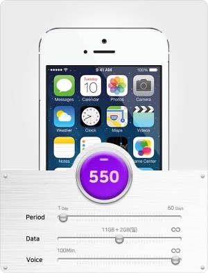아이폰SE 3.5인치 + 음성 데이터 550